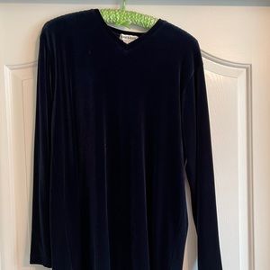 Woman’s Velour blouse and skirt.